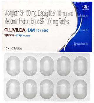 Gluvilda Dm 10/1000 Tablet 10