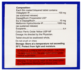 Gluvilda Dm 10/1000 Tablet 10