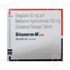 Sitanorm M 50/500 Tablet Sr 15