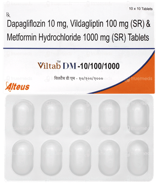 Viltab Dm 10/100/1000 Tablet 10