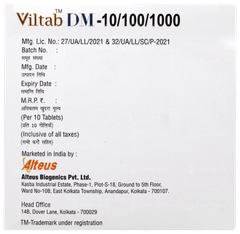 Viltab Dm 10/100/1000 Tablet 10