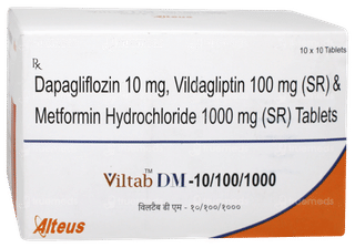 Viltab Dm 10/100/1000 Tablet 10