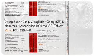 Viltab Dm 10/100/1000 Tablet 10