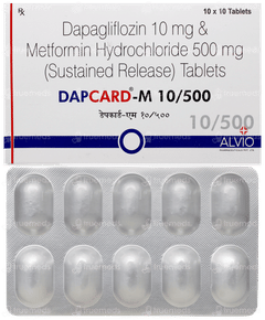 Dapcard M 10/500 Tablet 10
