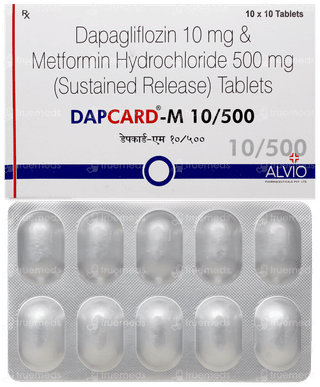 Dapcard M 10/500 Tablet 10