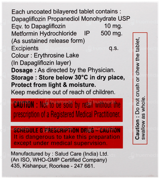 Dapcard M 10/500 Tablet 10