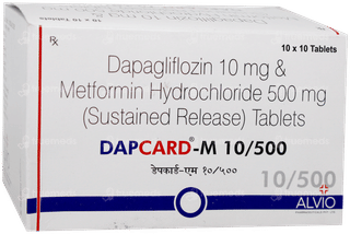 Dapcard M 10/500 Tablet 10