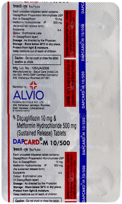 Dapcard M 10/500 Tablet 10