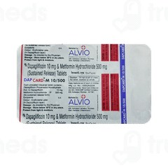 Dapcard M 10/500 Tablet 10