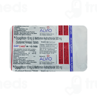 Dapcard M 10/500 Tablet 10