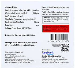 Sitaford 50 M Sr Tablet 15