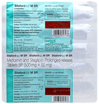 Sitaford 50 M Sr Tablet 15