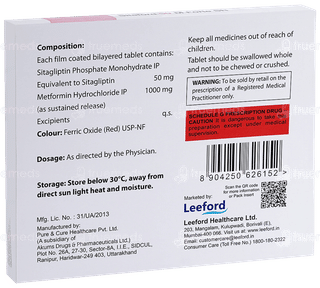 Sitaford 50 M Forte Sr Tablet 15