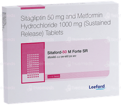 Sitaford 50 M Forte Sr Tablet 15