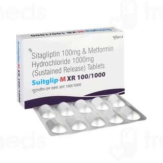 Suitglip M Xr 100/1000 Tablet 10