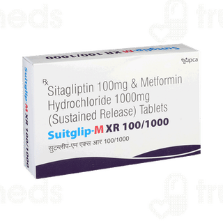 Suitglip M Xr 100/1000 Tablet 10