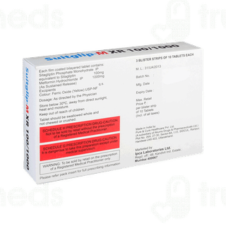 Suitglip M Xr 100/1000 Tablet 10