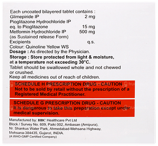 Triglimicure 2 Tablet 15