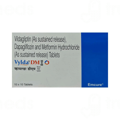 Vylda Dm 100/5/500 Tablet 10