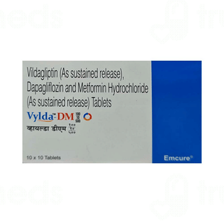 Vylda Dm 100/5/500 Tablet 10