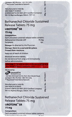 Urotone Sr 75mg Tablet 10