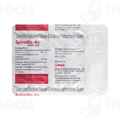 Spirodin Ax Tablet Sr 10