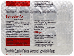 Spirodin Ax Tablet Sr 10 Spirodin Ax Tablet Sr 10