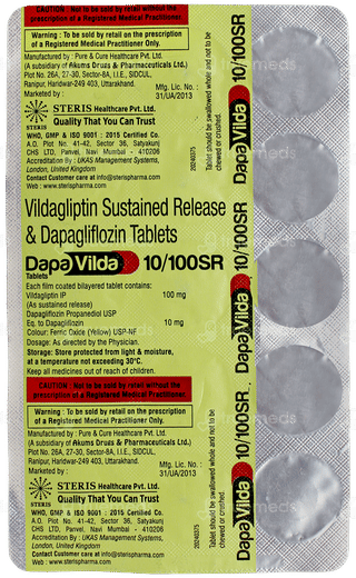 Dapa Vilda 10/100sr Tablet 15