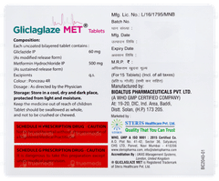 Gliclaglaze Met Tablet 15 Gliclaglaze Met Tablet 15