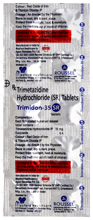 Trimidon 35 Sr Tablet 10
