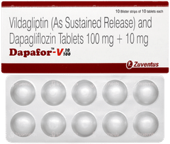 Dapafor V 10/100 Tablet 10