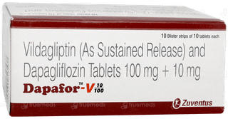 Dapafor V 10/100 Tablet 10