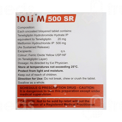 10 Li M 500 Sr Tablet 10