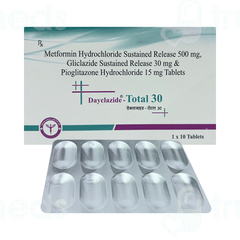 Dayclazide Total 30 MG Tablet 10