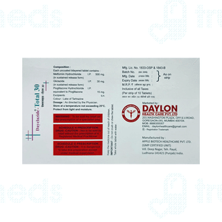 Dayclazide Total 30 MG Tablet 10