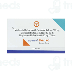 Dayclazide Total 60 MG Tablet 10 Dayclazide Total 60 MG Tablet 10