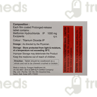 Justmet 1000 MG Tablet 10