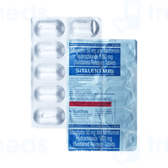Sitalent M Sr 50/1000 MG Tablet 10 Sitalent M Sr 50/1000 MG Tablet 10