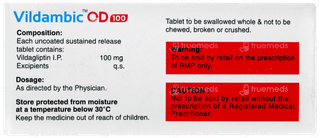 Vildambic Od 100 Tablet 10
