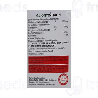 Glionyx Trio 1 MG Tablet 10
