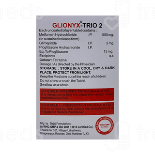 Glionyx Trio 2 MG Tablet 10