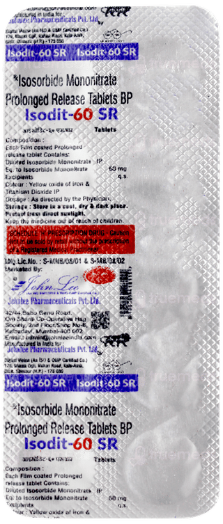 Isodit 60 Sr Tablet 10