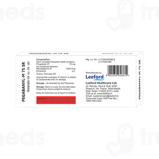 Pegabanyl M 75 Sr Tablet 10