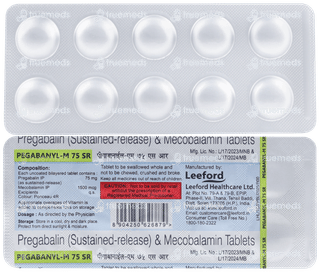 Pegabanyl M 75 Sr Tablet 10