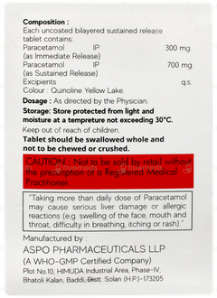 Paralyf 1000 Sr Tablet 10