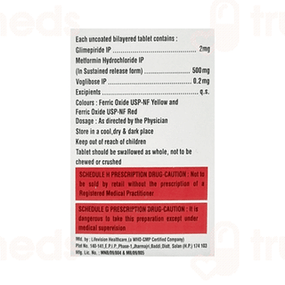 Nadformin Gv2 Tablet 10