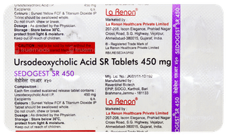 Sedogest Sr 450 Tablet 10