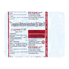 Cupride 3 Sr Tablet 10