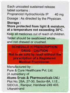 Propenol Sr40 Tablet 15