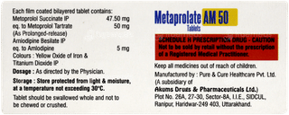 Metaprolate Am 50 Tablet 10
